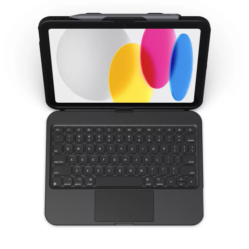 ZAGG Tough Keys-Apple-iPad 10th Gen/A16-čierna-Nordic(B2B Brown Box)