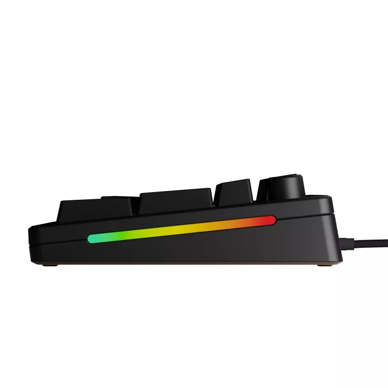 Glorious Gaming GMMK 3 HE 100% Prebuilt Wired čierna - US, káblová, USB, mechanická, QWERTY, RGB LED, čierna