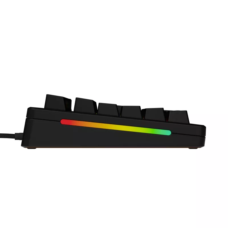 Glorious Gaming GMMK 3 HE 100% Prebuilt Wired čierna - US, káblová, USB, mechanická, QWERTY, RGB LED, čierna
