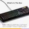 Glorious Gaming GMMK 3 HE 100% Prebuilt Wired čierna - US, káblová, USB, mechanická, QWERTY, RGB LED, čierna