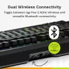 Glorious Gaming GMMK 3 PRO 75% Prebuilt Wireless čierna - US, káblová a bezdrôtová, USB + RF Wireless + Bluetooth, mechanická, QWERTY, RGB LED, čierna
