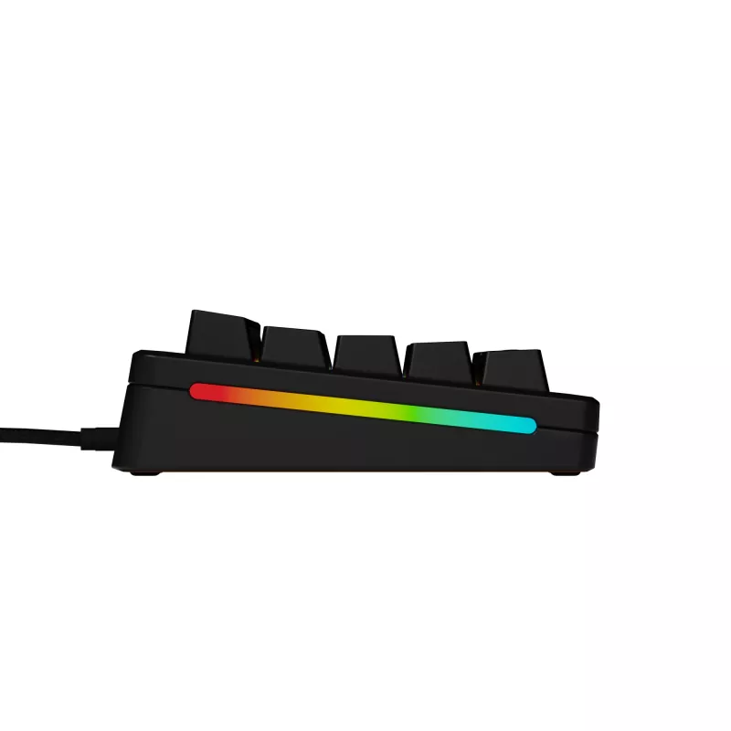 Glorious Gaming GMMK 3 HE 65% Prebuilt Wired čierna - FR, káblová, USB, mechanická, AZERTY, RGB LED, čierna