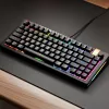 Glorious Gaming GMMK 3 HE 75% Prebuilt Wired čierna - FR, káblová, USB, mechanická, AZERTY, RGB LED, čierna