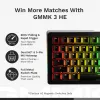 Glorious Gaming GMMK 3 HE 75% Prebuilt Wired čierna - FR, káblová, USB, mechanická, AZERTY, RGB LED, čierna