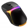 Glorious Gaming Model O3 Wireless herná myš – InfinitePlay vymeniteľný systém batérií, 8k polling, optické spínače so 130 miliónmi kliknutí, ultralehká 66 g, optický 30K-DPI senzor, RGB – čierna