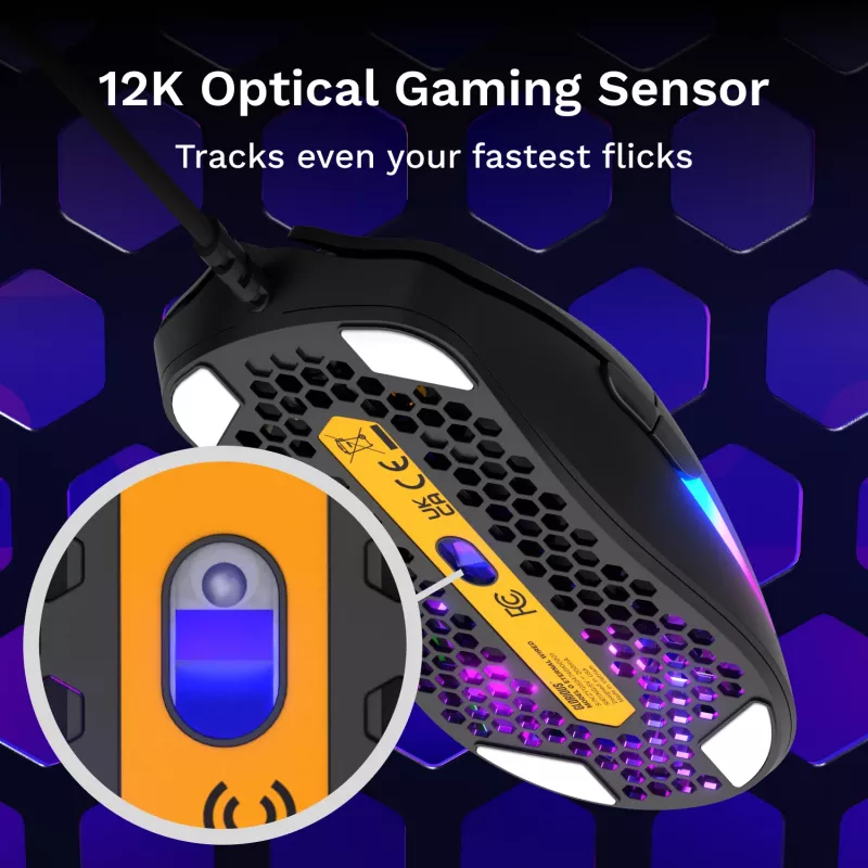 Glorious Gaming Model O Eternal myš pravá ruka USB Type-A optická 12000 DPI