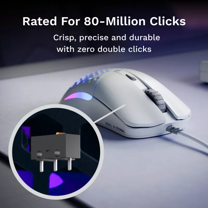 Glorious Gaming Model O Eternal myš pravá ruka USB Type-A optická 12000 DPI