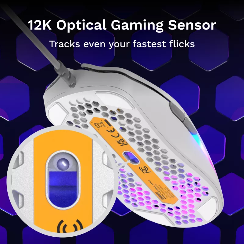 Glorious Gaming Model O Eternal myš pravá ruka USB Type-A optická 12000 DPI