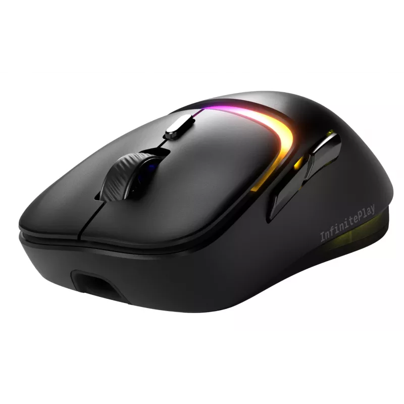 Glorious Gaming Model D3 Wireless herná myš – InfinitePlay systém vymeniteľných batérií, 8k polling, optické spínače so 130M kliknutí, ultralehká 69g, optický 30K-DPI senzor, RGB – čierna