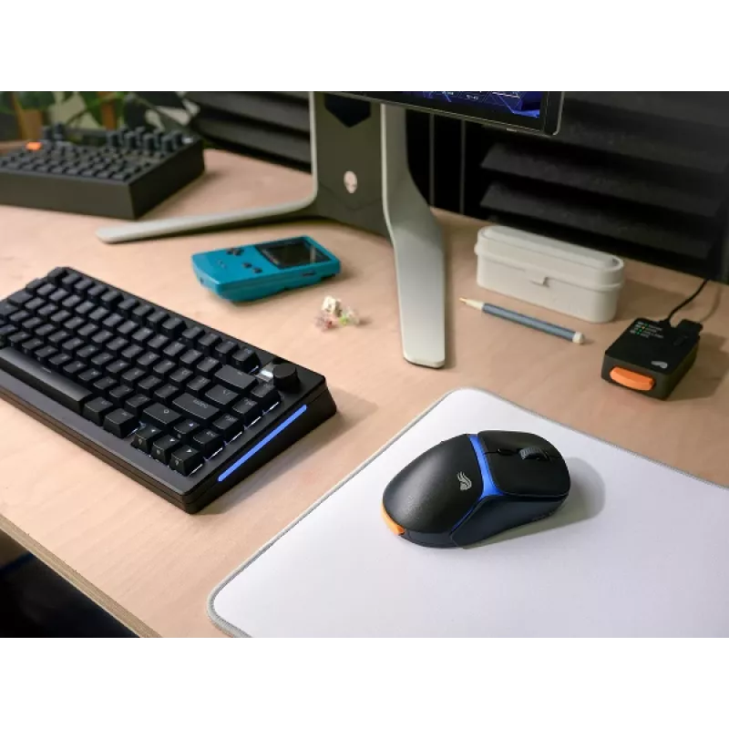 Glorious Gaming Model D3 Wireless herná myš – InfinitePlay systém vymeniteľných batérií, 8k polling, optické spínače so 130M kliknutí, ultralehká 69g, optický 30K-DPI senzor, RGB – čierna