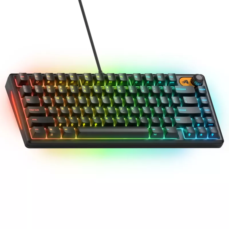 Glorious Gaming GMBK 75% klávesnica USB QWERTY US-angličtina čierna