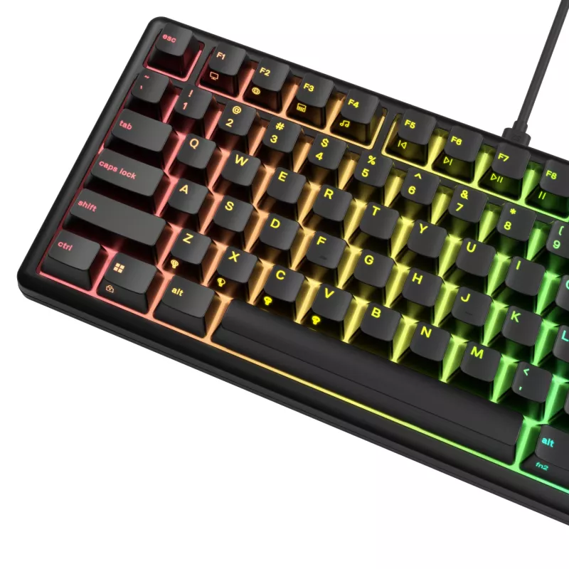 Glorious Gaming GMBK 75% klávesnica USB QWERTY US-angličtina čierna