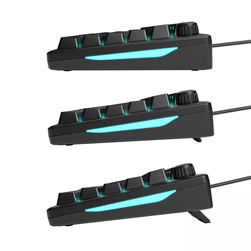 Glorious Gaming GMBK 75% klávesnica USB AZERTY francúzština čierna
