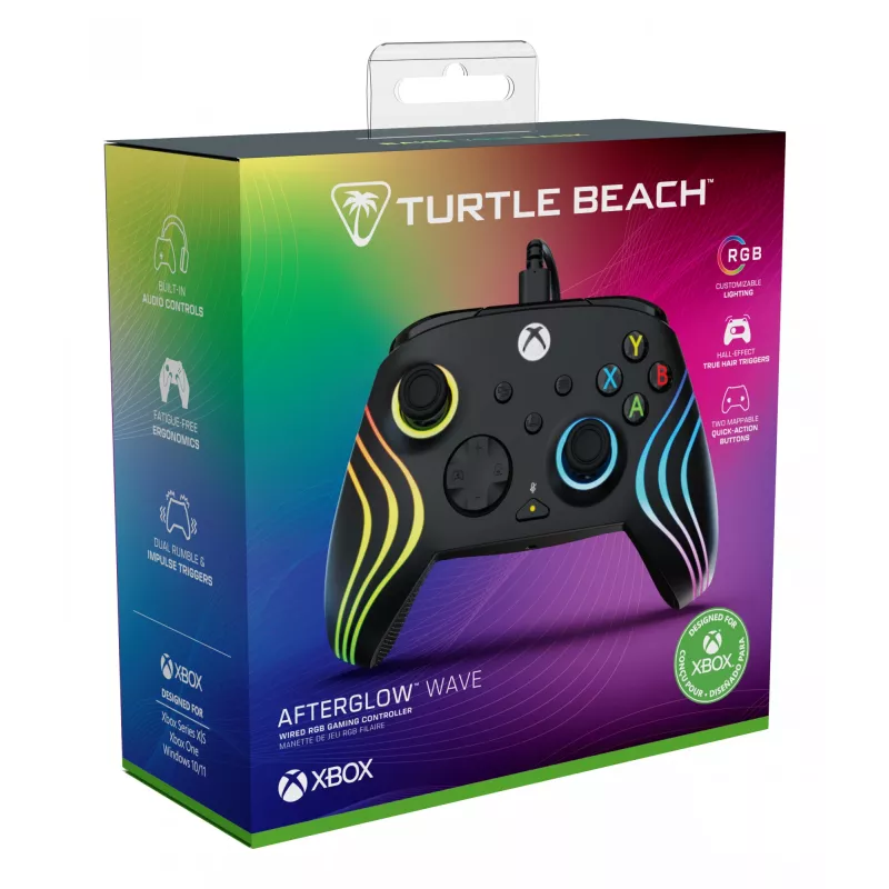 Gamepad Turtle Beach Afterglow Wave čierny USB PC Xbox Series