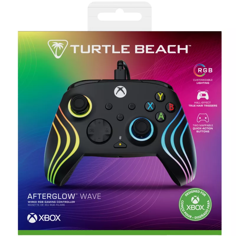 Gamepad Turtle Beach Afterglow Wave čierny USB PC Xbox Series