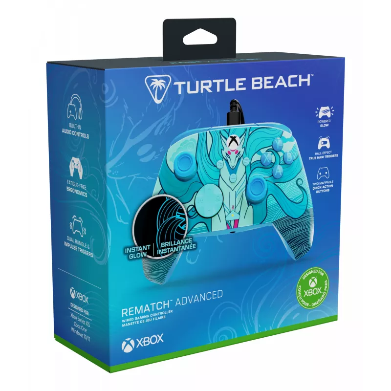 Gamepad Turtle Beach Rematch Advanced Wired 2025 USB viacfarebný Xbox One Xbox One S Xbox One X