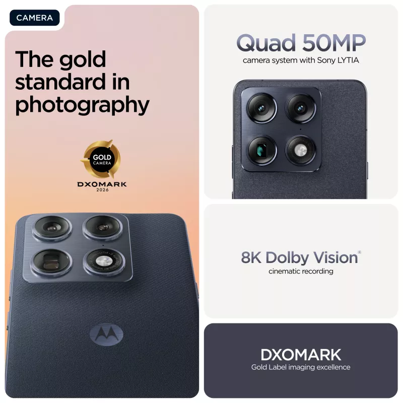 Motorola Signature Smartfón, 6,78-palcový AMOLED, 16 GB/512 GB, Carbon