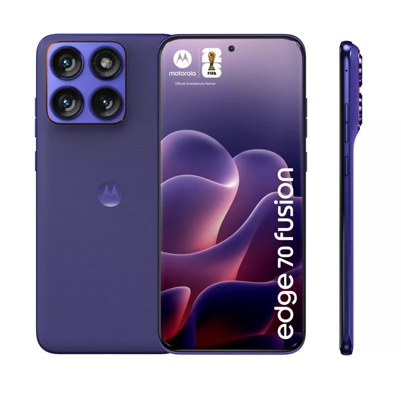 Motorola edge 70 fusion 17,2 cm (6,78 inch) Dual-SIM Android 16.0 5G USB Type-C 12 GB 256 GB 7000 mAh fialová