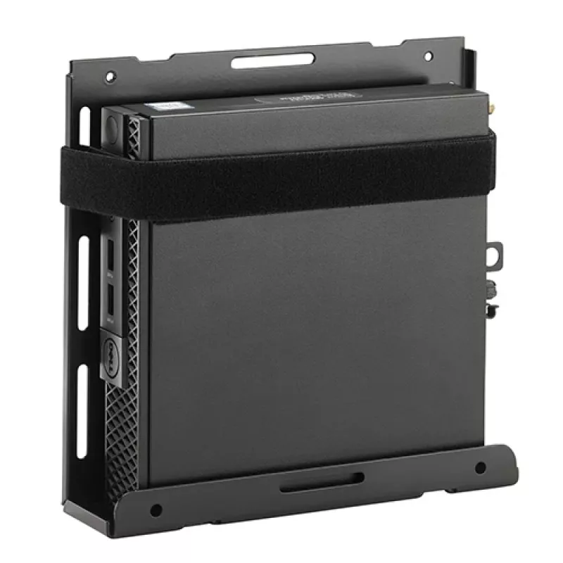 Montážna sada Chief KRA232B – stĺpový držiak pre Thin-Client/PC, oceľ, čierna, max. nosnosť 1,36 kg