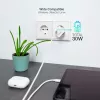 TooQ GAN USB-C/PD nástenná nabíjačka 30W, biela, interiér, AC, biela