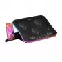 Mars Gaming MNBC6, chladiaca podložka + stojan XL 19'' ARGB, 3 ventilátory, mobilný stojan