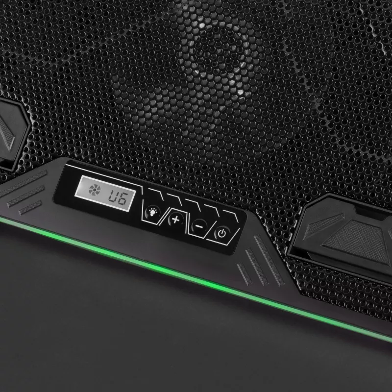 Mars Gaming MNBC6, chladiaca podložka + stojan XL 19'' ARGB, 3 ventilátory, mobilný stojan