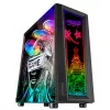 Mars Gaming MC-ART čierna ATX herná PC skriňa obojstranne temperované sklo ARGB 12 režimov 12cm ventilátor