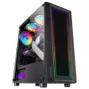 Mars Gaming MC-ART čierna ATX herná PC skriňa obojstranne temperované sklo ARGB 12 režimov 12cm ventilátor