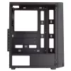 Mars Gaming MC-ART čierna ATX herná PC skriňa obojstranne temperované sklo ARGB 12 režimov 12cm ventilátor