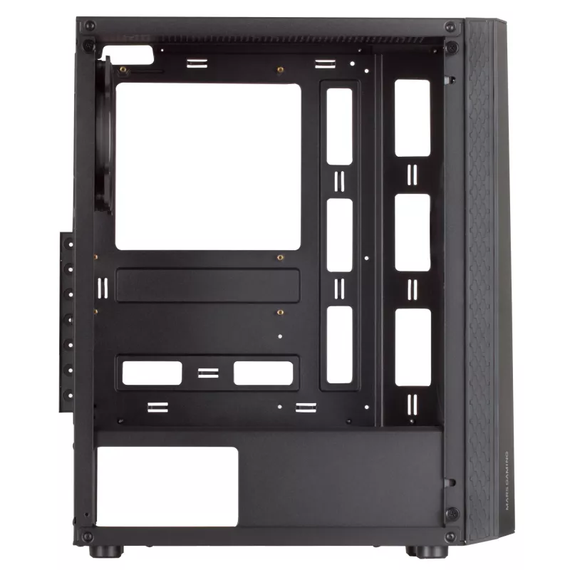 Mars Gaming MC-ART čierna ATX herná PC skriňa obojstranne temperované sklo ARGB 12 režimov 12cm ventilátor