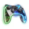 Mars Gaming MGP-24 Wireless gamepad 2.4GPRO Neon RGB duálna haptická vibrácia analógové joysticky ovládač pre PC PS3 PS4 XBOX360 Raspberry Pi Mac Android