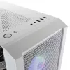 Mars Gaming MC-C biela PC ATX skriňa kovový mesh predný panel temperované sklo 3 predné 120-mm FRGB ventilátory