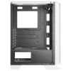 Mars Gaming MC-C biela PC ATX skriňa kovový mesh predný panel temperované sklo 3 predné 120-mm FRGB ventilátory