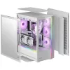 Mars Gaming MC-ULTRA White Custom XXL E-ATX herná veža Dual ARGB LED Stripes Dual Tempered Glass Windows Dual Vertical Camera Structure