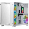 Mars Gaming MCV3 White Custom XXL E-ATX herná veža predné a bočné temperované sklo Dual Chamber modulárny rám