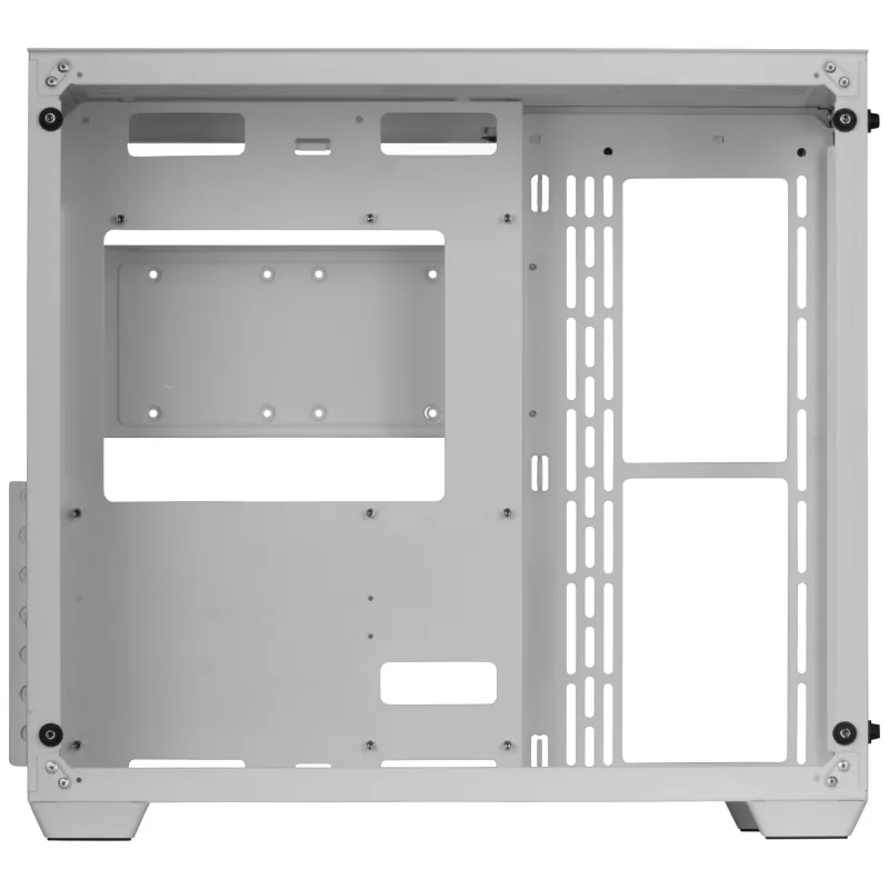 Mars Gaming MCV3 White Custom XXL E-ATX herná veža predné a bočné temperované sklo Dual Chamber modulárny rám