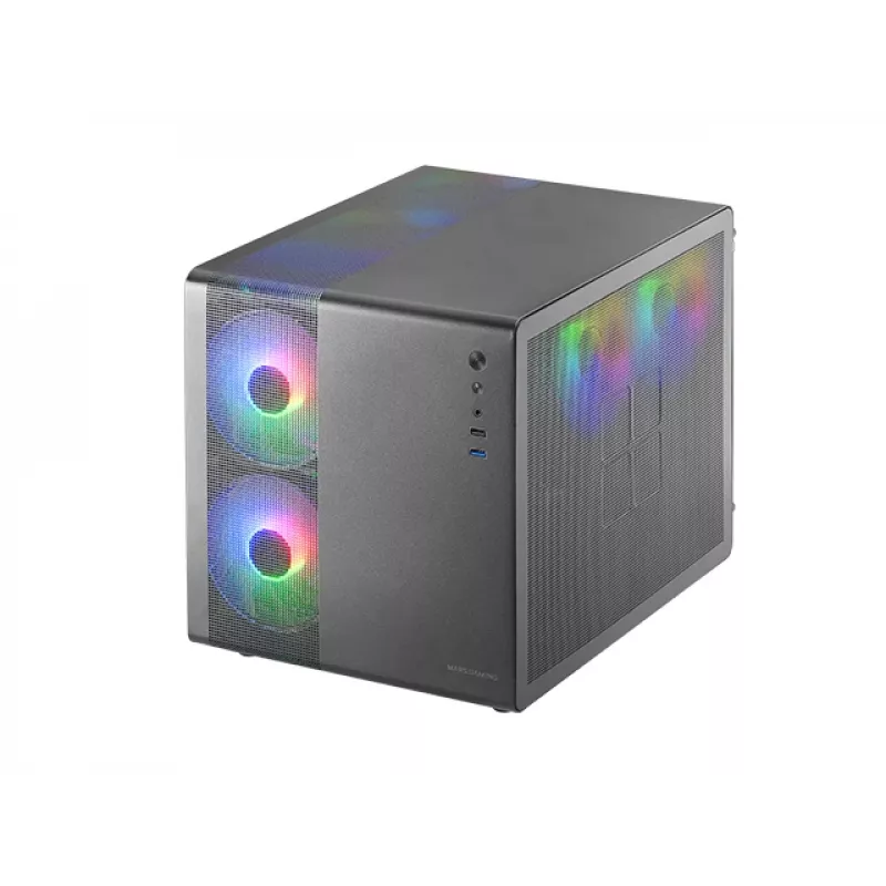 Mini Tower PC Mars Gaming MC-400 biela 2x 120 mm predné ventilátory
