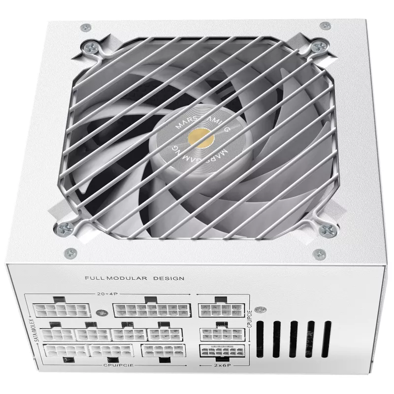 Mars Gaming MPB1000PSIW napájací zdroj 1000 W 24-pin ATX ATX biely