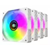 Mars Gaming MFSI4KITW chladiaci systém počítača ventilátor do počítačovej skrine 12 cm biely
