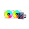 Mars Gaming ML-VISIONPRO240W kvapalinový chladič procesora All-in-One 12 cm biely 1 ks