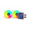 Mars Gaming ML-VISIONPRO240W kvapalinový chladič procesora All-in-One 12 cm biely 1 ks