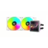 Mars Gaming ML-VISIONPRO240W kvapalinový chladič procesora All-in-One 12 cm biely 1 ks