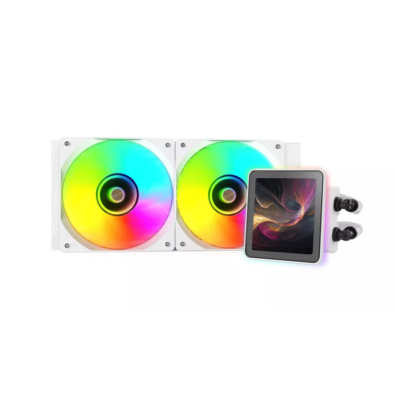Mars Gaming ML-VISIONPRO240W kvapalinový chladič procesora All-in-One 12 cm biely 1 ks