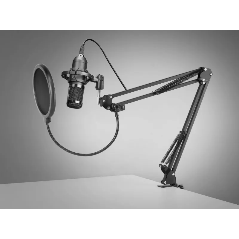 Mars Gaming Ultra-High Definition mikrofón pre streaming čierny