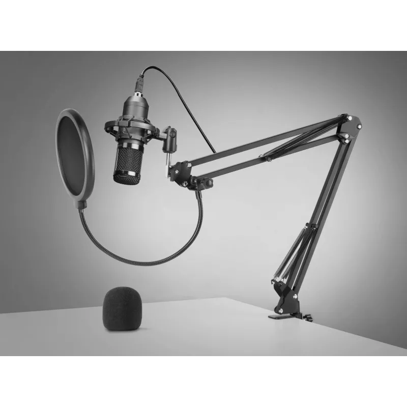 Mars Gaming Ultra-High Definition mikrofón pre streaming čierny