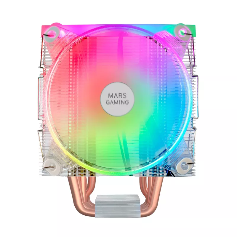 Mars Gaming MCPU66 Triple ARGB CPU chladič 6 heatpipes HCT TDP 220W 2 ventilátory 12cm