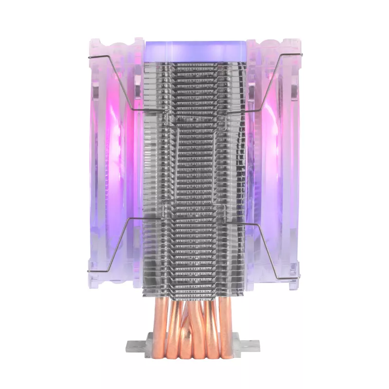 Mars Gaming MCPU66 Triple ARGB CPU chladič 6 heatpipes HCT TDP 220W 2 ventilátory 12cm