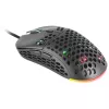 Mars Gaming MM55 čierna RGB Chroma herná myš ultralehká 55g 12800 DPI HUANO mechanické spínače