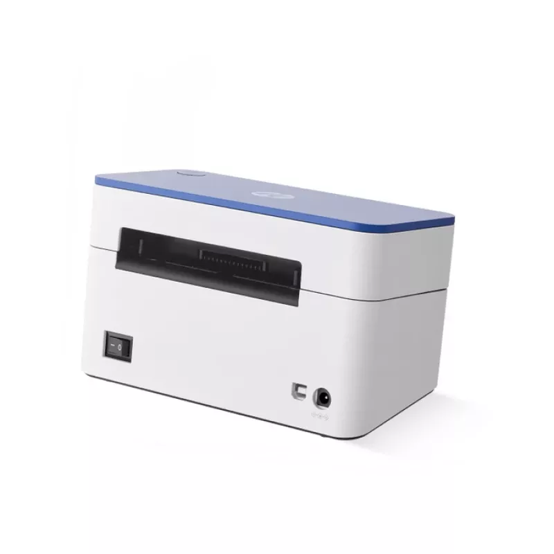 Termotransferová tlačiareň etikiet HP HPKE100 203 x 203 DPI 127 mm/s káblová USB biela/modrá