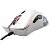Glorious Gaming Glorious Model D Minus - matná biela, pravá ruka, optická, USB Type-A, 3200 DPI, 1 ms, biela